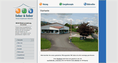 Desktop Screenshot of lieber-lieber.de