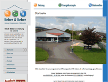 Tablet Screenshot of lieber-lieber.de